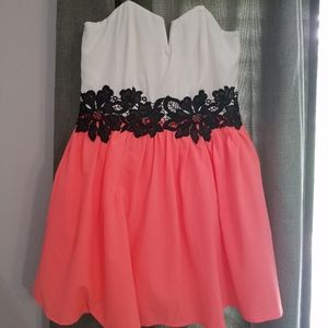 Coral Mini Dress Never Worn